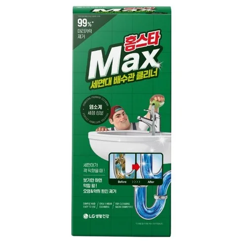 홈스타 맥스 세면대 배수관 클리너 230ml